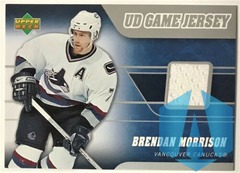 2006-07 Upper Deck UD Game Jersey Brendan Morrison #J-MO
